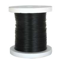 4*0.75mm multi-string end glow fiber optic cable with black jacket