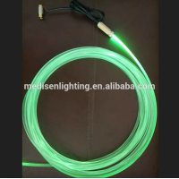 3mm P shape  plastic side glow emitting optical fiber optic fibre lighting for car interior light decoration