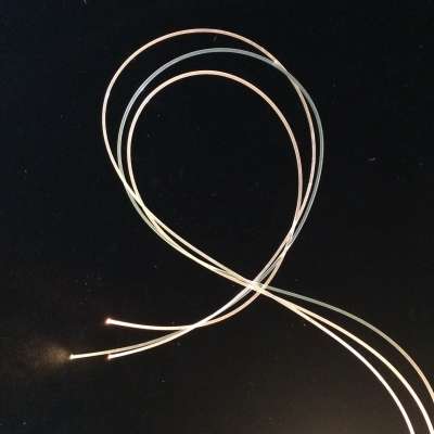 2.5mm plastic side glow emitting optical fiber optic fibre lighting for car interior light decoration