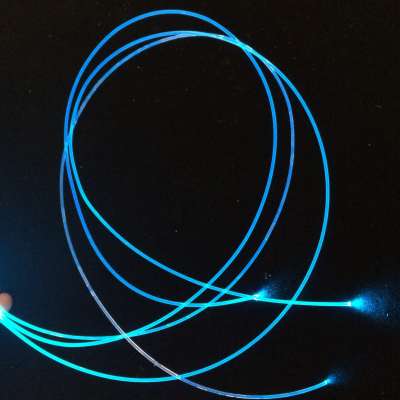 3mm flexible plastic side glow fiber optic lighting for decoration